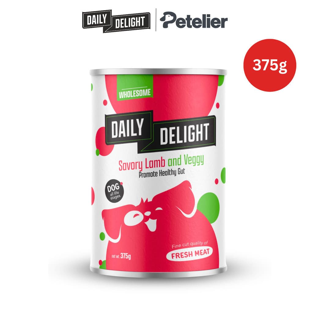 Daily Delight Hearty and Wholesome Wet Dog Food 375g - Savory Lamb variant