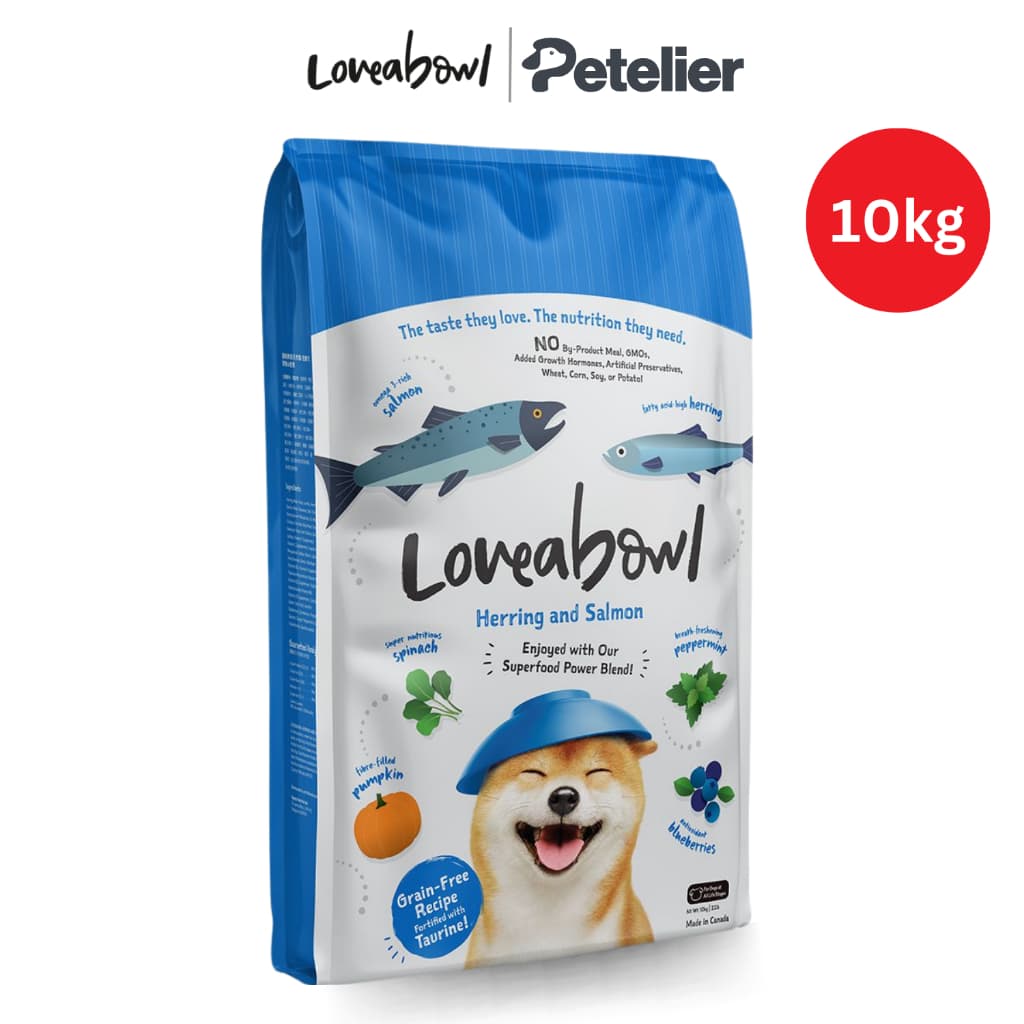 Loveabowl Dry Dog Foods 10kg - Grain Free - Herring Salmon 10kg variant