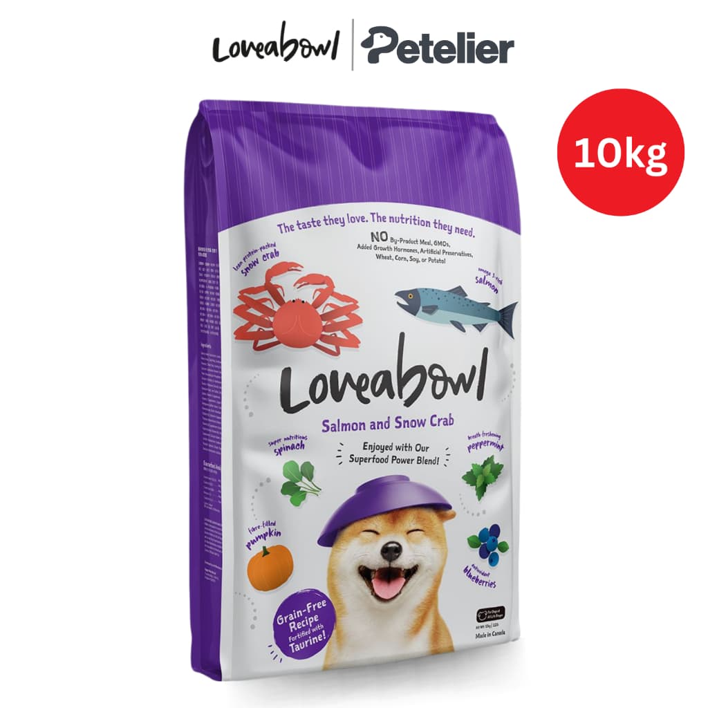 Loveabowl Dry Dog Foods 10kg - Grain Free - Salmon Snowcrab 10kg variant