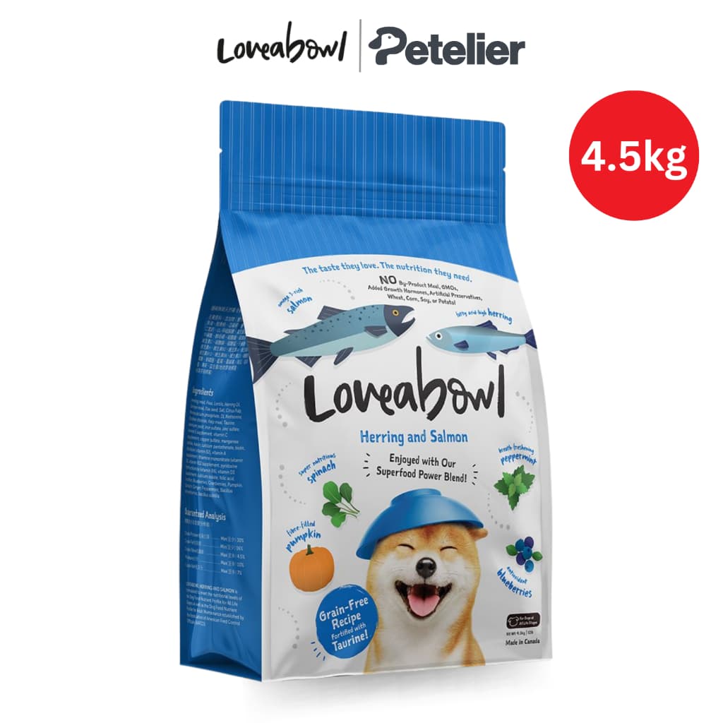 Loveabowl Dry Dog Foods 4.5kg - Grain Free - Herring Salmon 4.5kg variant