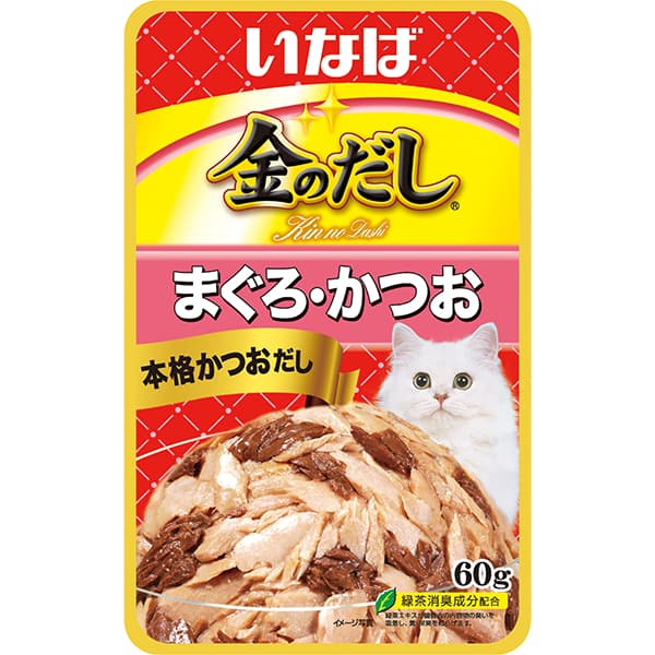 Inaba Cat Side Dish Chicken/Tuna Ciao Broth/Stew/Jelly Wet Treat/Topper w/ Vitamin E, Grain-Free - JellyTuna TIC10 variant