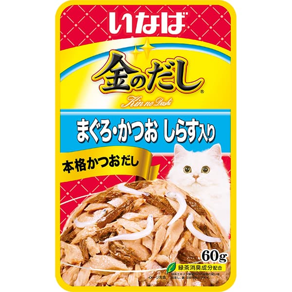 Inaba Cat Side Dish Chicken/Tuna Ciao Broth/Stew/Jelly Wet Treat/Topper w/ Vitamin E, Grain-Free - JellyTunaWtbaitTIC11 variant