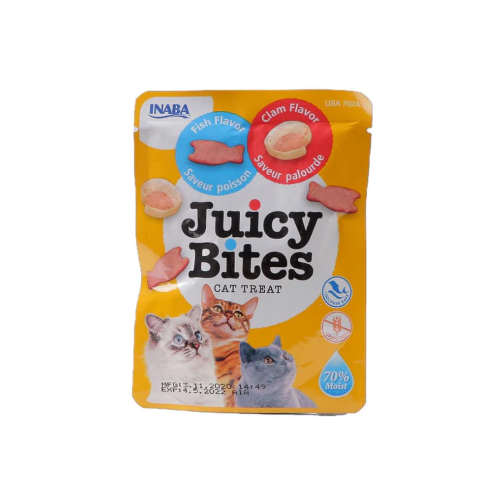 Inaba Juicy Bites Wet Cat Treats Food per Pouch Ciao 11.3g - Fish Clam U702 variant