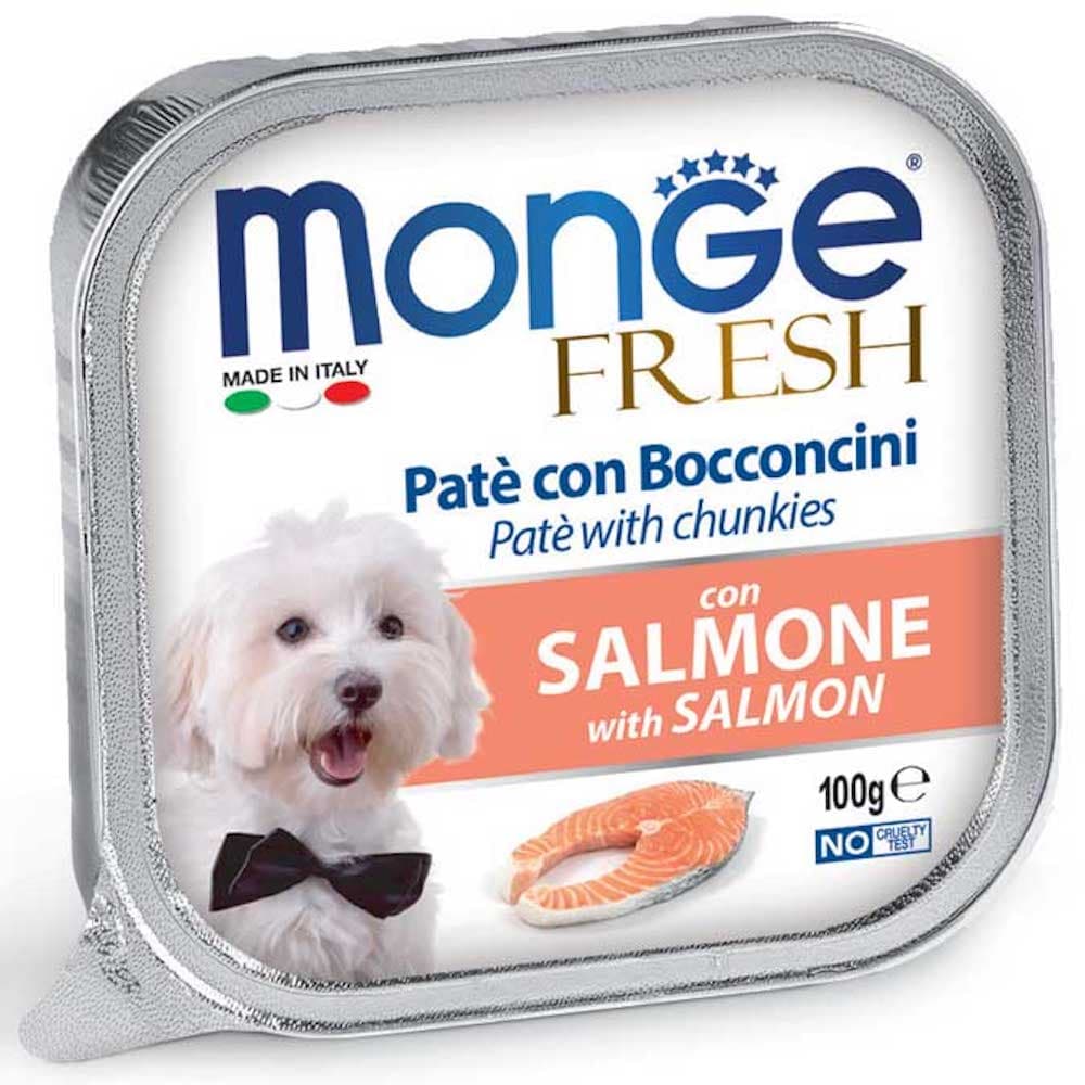 Monge Fresh/Fruit Wet Premium Dog Food 100g Allutray - FreshSalmon variant