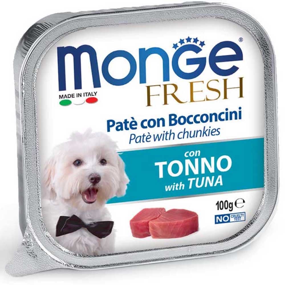 Monge Fresh/Fruit Wet Premium Dog Food 100g Allutray - FreshTuna variant