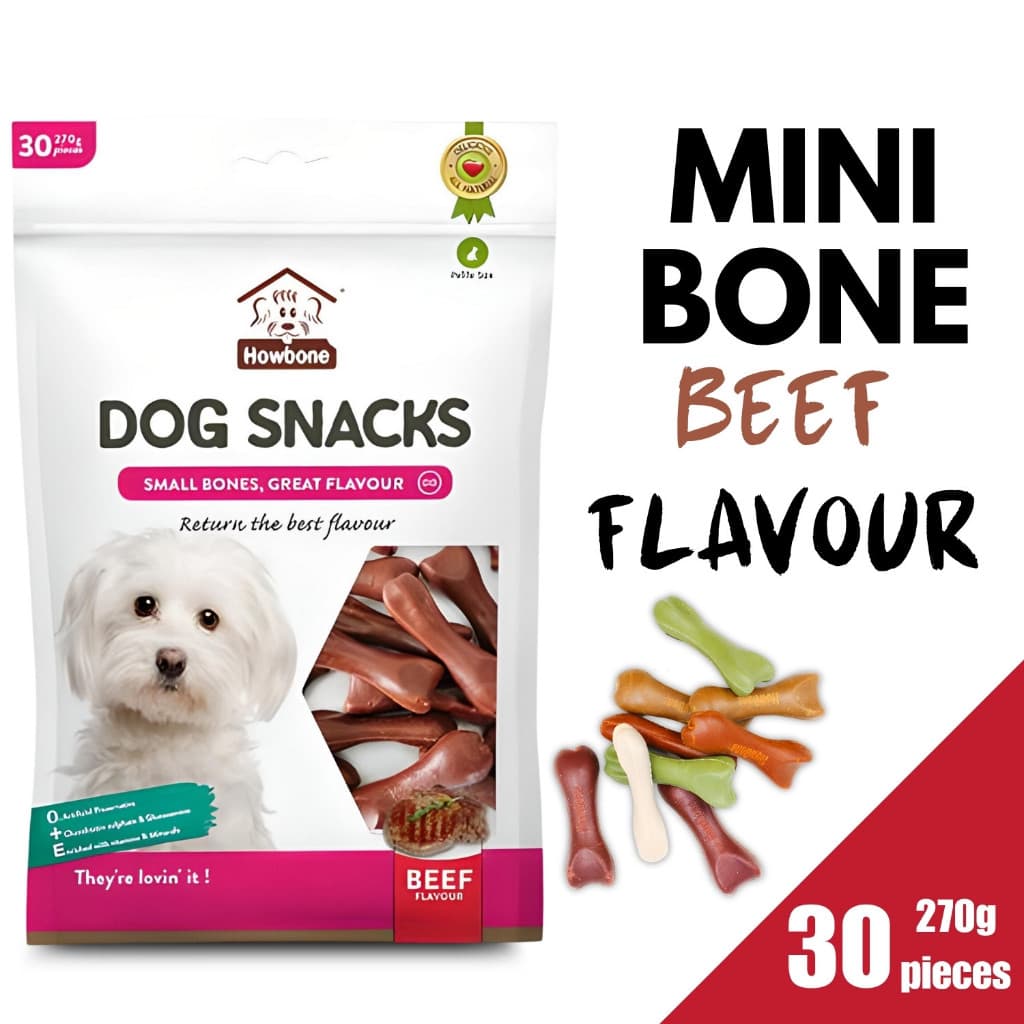 Howbone Dog Treats Twist - MiniBone Beef variant