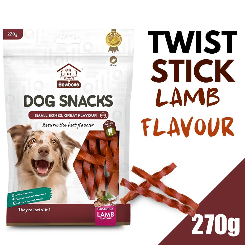 Howbone Dog Treats Twist - TwistStix Lamb variant