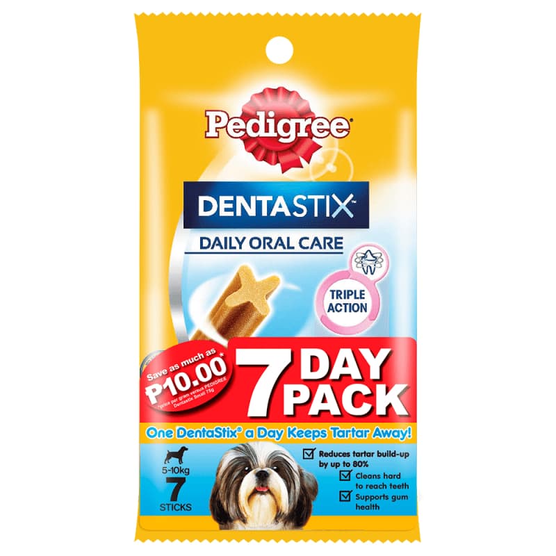 Pedigree DentaStix All Sizes/Flavors Dog/Puppy Dental Care Treats Daily Oral Care Chewy Chunx - SmallBreed 110g variant