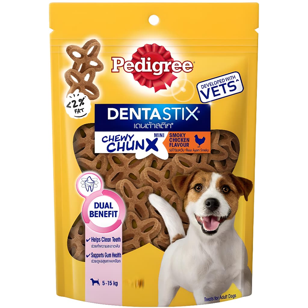 Pedigree DentaStix All Sizes/Flavors Dog/Puppy Dental Care Treats Daily Oral Care Chewy Chunx - ChewyChunx Mini 68g variant