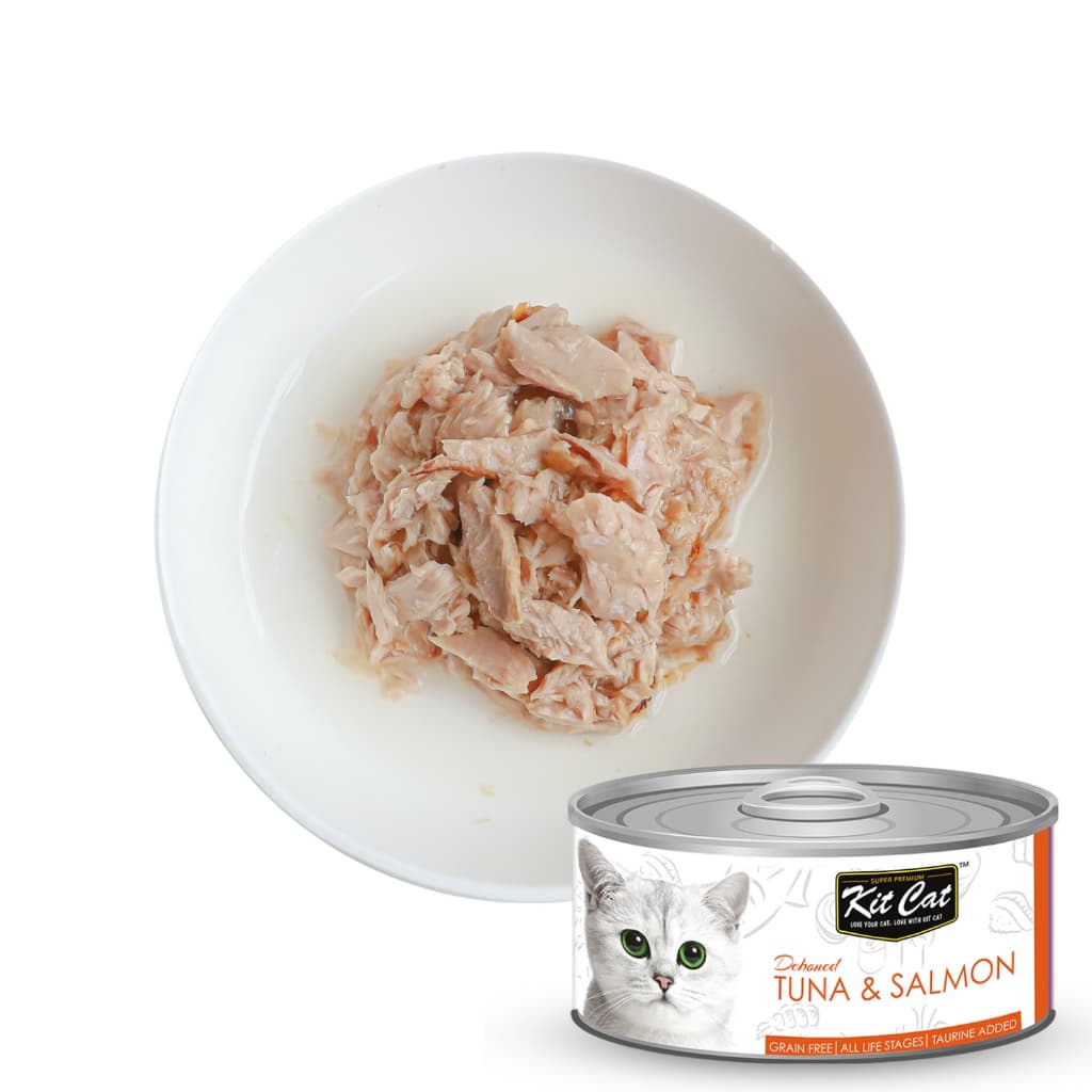 Kit Cat Wet Cat Food Gravy/Deboned Topper/Mousse/Goat Milk 80g Can Adult/Kitten KitCat Grain-Free - Dboned80g TunaSalmon variant