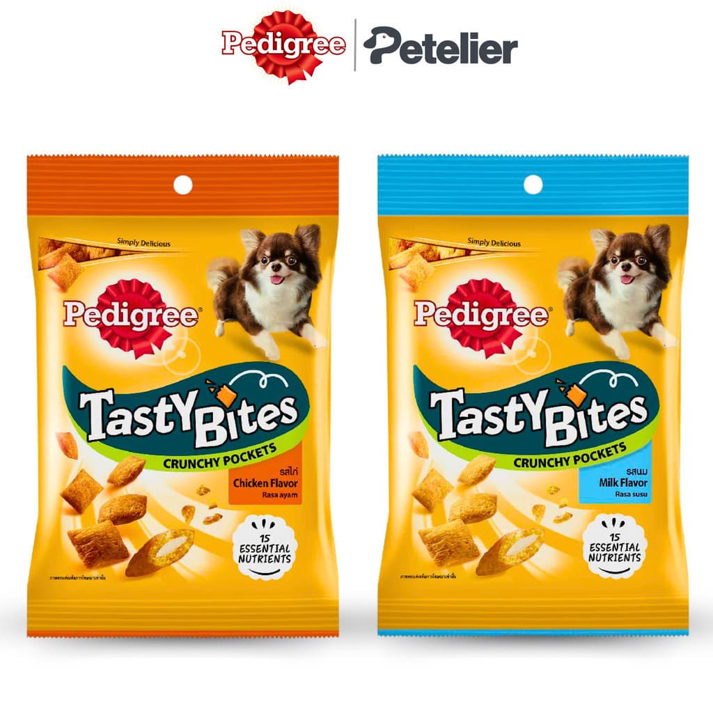 Pedigree Tasty Bites Crunchy Pockets Dog Treats 60g