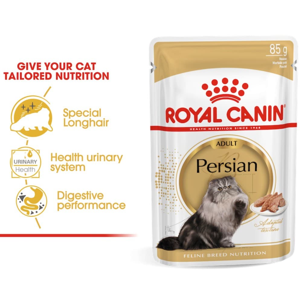 Royal Canin Wet Cat Food Box, 12 pouches Intense Beauty/Urinary/Hairball Care/Insintctive/Kitten - Persian variant