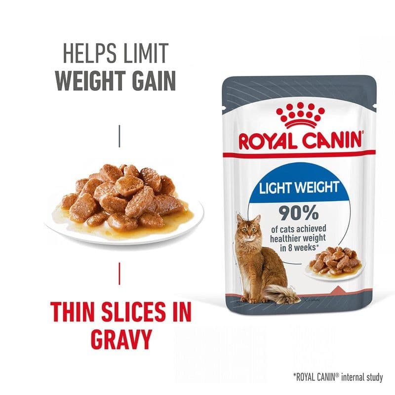 Royal Canin Wet Cat Food Box, 12 pouches Intense Beauty/Urinary/Hairball Care/Insintctive/Kitten - Light Weight Care variant