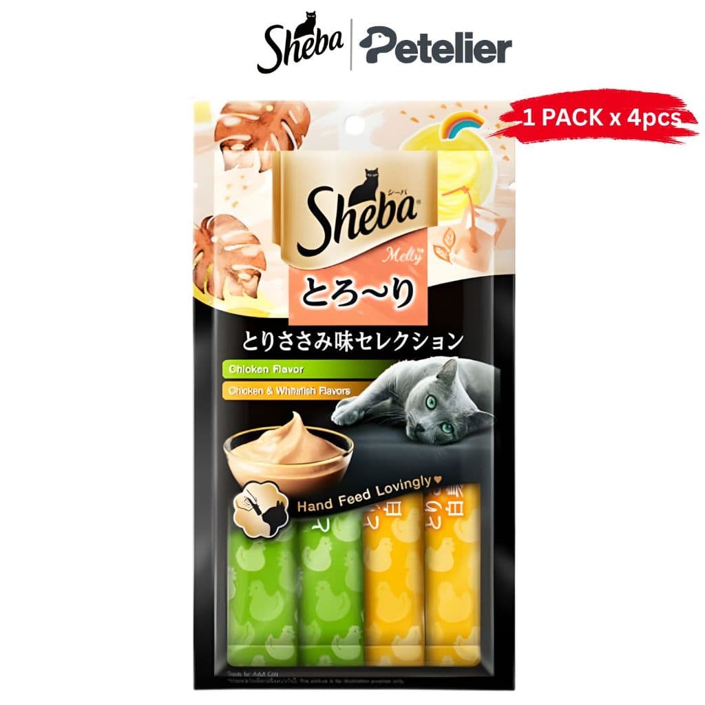 Sheba Melty Cat Treats Per Pack - Chix&amp;ChixWhtfsh x4 variant