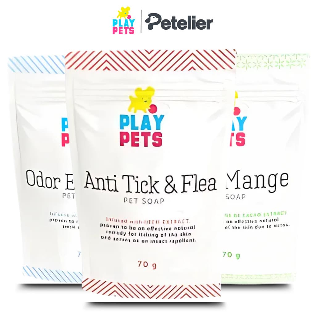 Play Pets Premium Pet Soap 70g For Dogs and Cats
