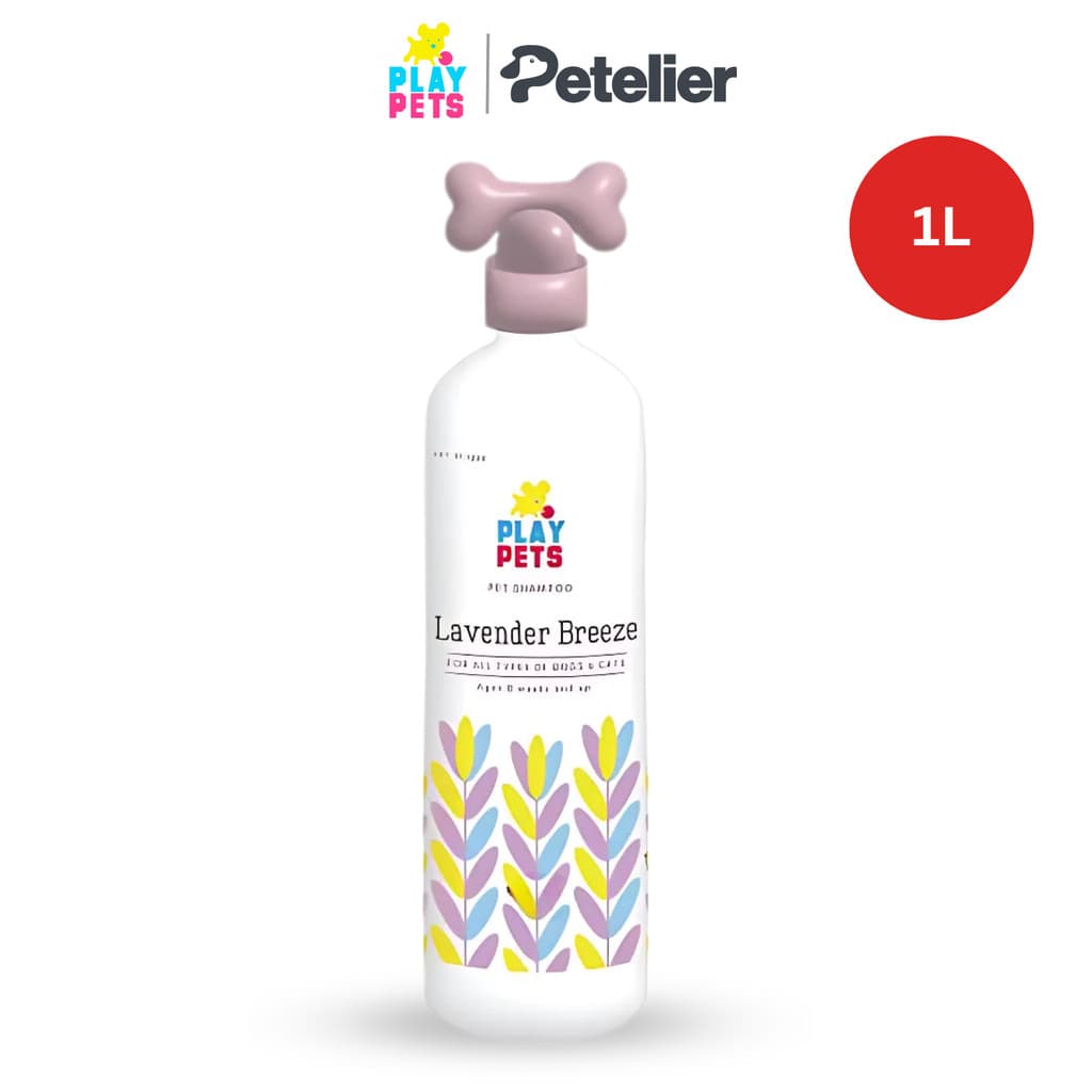 Play Pets Shampoo and Conditioner 1L for Dogs &amp; Cats - Lavender Breeze variant