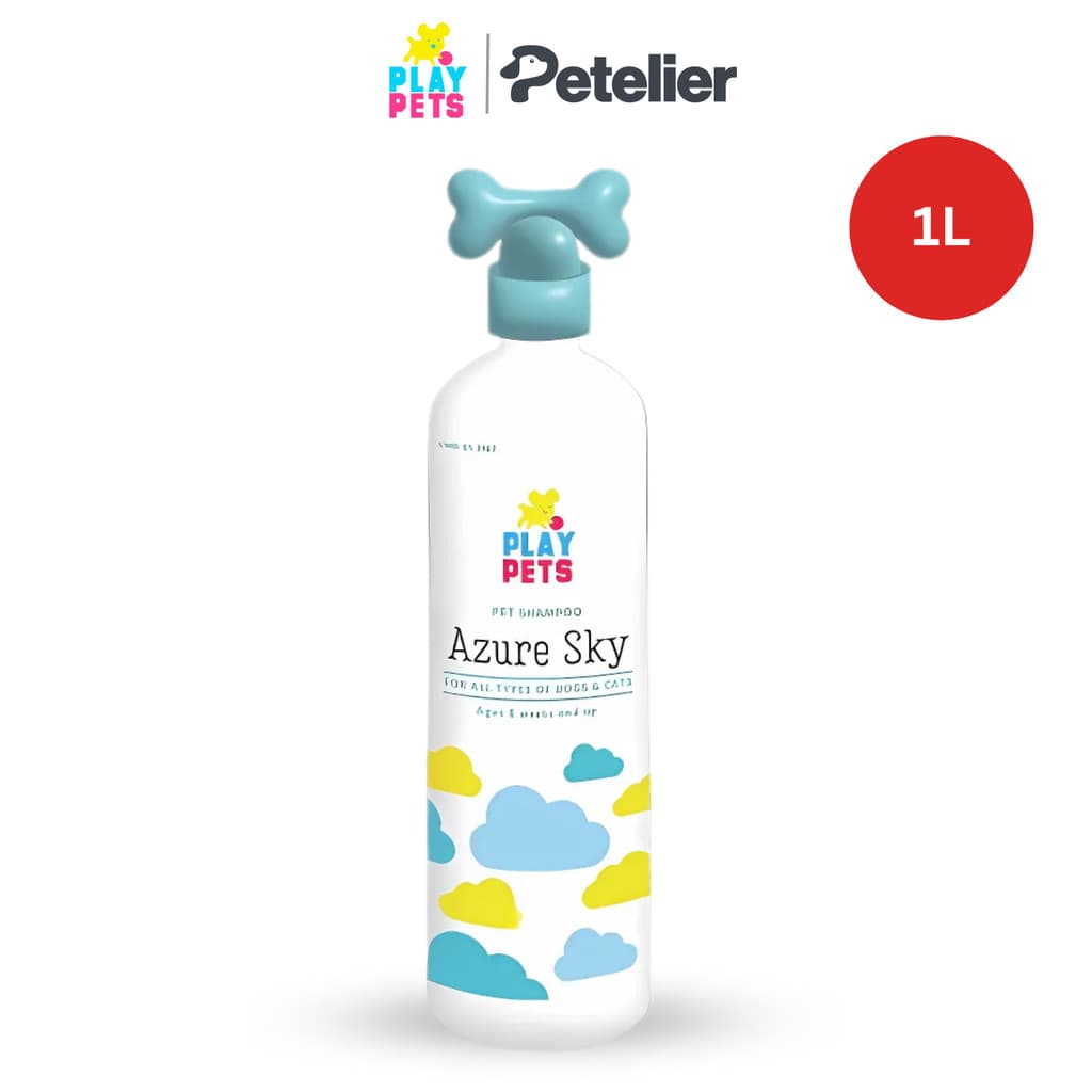 Play Pets Shampoo and Conditioner 1L for Dogs &amp; Cats - Azure variant
