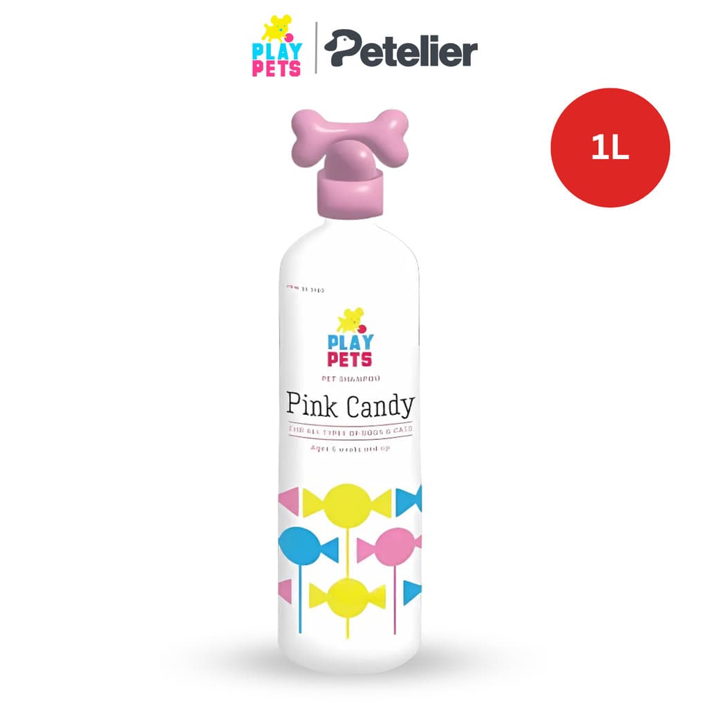 Play Pets Shampoo and Conditioner 1L for Dogs &amp; Cats - Pink Candy variant